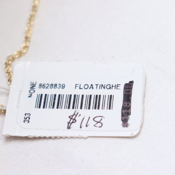 Rachel Nathan Gold Tone Floating Heart Necklace $118 NWOT - Picture 4 of 4